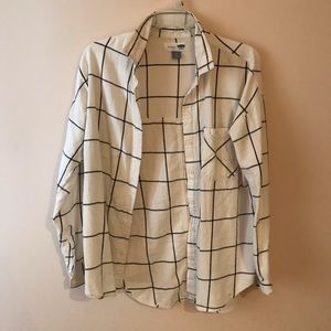 Boyfriend style flannel